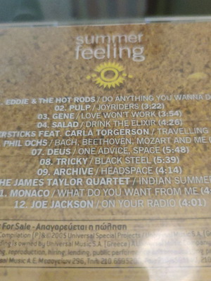 Summer Feeling CD used