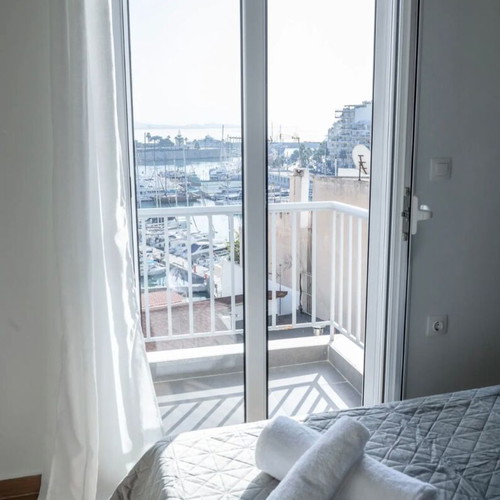 Apartment 60 sqm furnished 6th floor Pasalimani with view and balcony