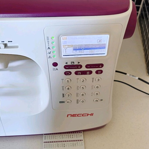 Necchi NC-204D electronic sewing machine like new