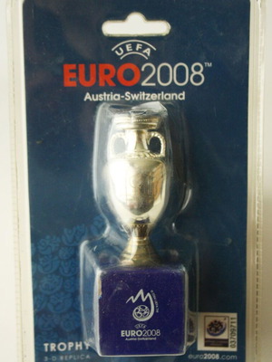 UEFA Euro 2008 Austria Switzerland Trophy 3D replica new