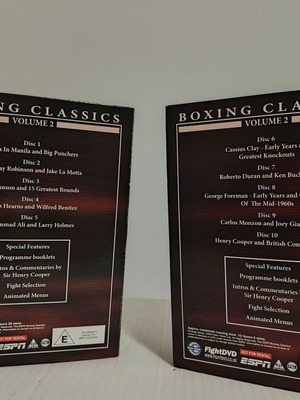 Σετ Boxing Classics Τόμος 2 DVD σαν καινούργιο