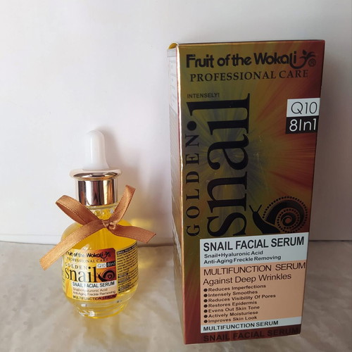 Golden Snail Facial Serum new, multifunctional with Q10 and hyaluronic acid