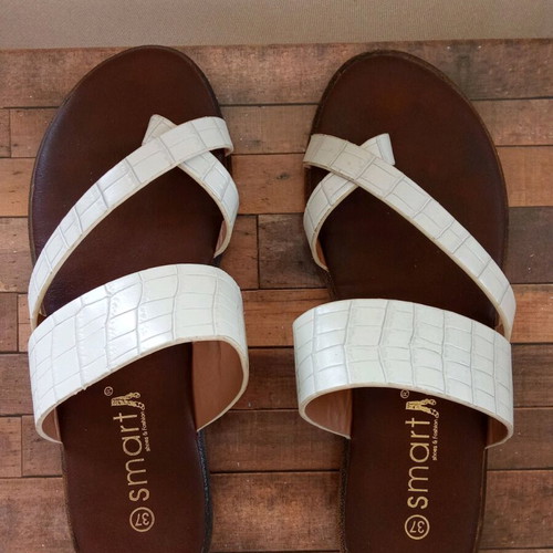 Smart sandals used, white, size 37