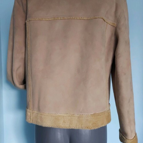 C & C Collection women's nude jacket like new, L/XL