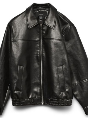 Vero Moda leather jacket new, polyester, size 5XL, black