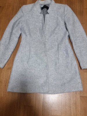 Zara Basic women's coat gray size M like new