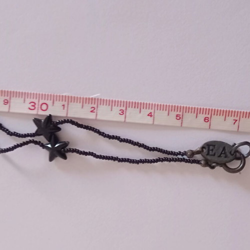 Vintage Emporio Armani energy necklace with precious and semi-precious stones and beads