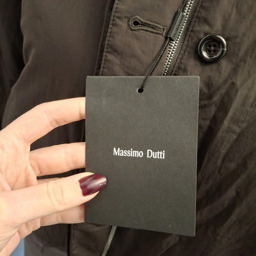 Massimo Dutti jacket like new with hood, size L, black