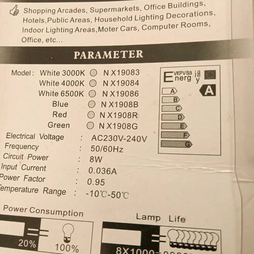 Osram Germicidal Puritec HNS G5 8W UV-C 30cm lamp unused with installation kit