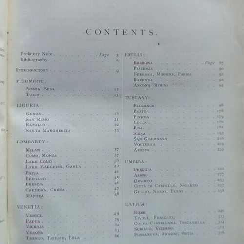 Wonders of Italy rare book used, leather-bound 1928 edition