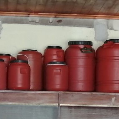 Πλαστικά δοχεία, πακέτο 15, διάφορα μεγέθη, βαρελάκια για λάδι και ελιές