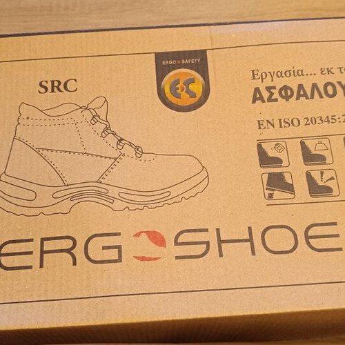 Ergo Shoes work boots size 45, new, black and green