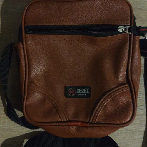 Leather crossbody bag new, lightweight and modern