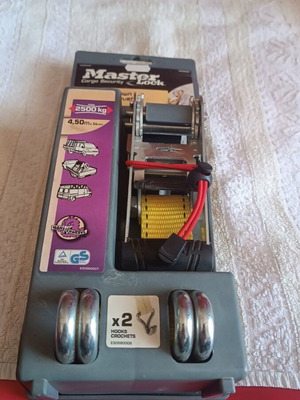 Master Lock No. 3058DAT Tie-Down Strap up to 2500 kg new