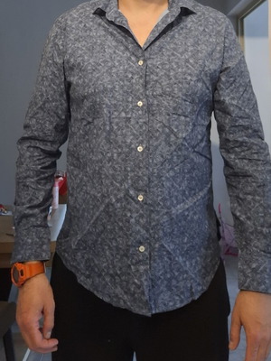 Oxford Company men's shirt XL blue like new