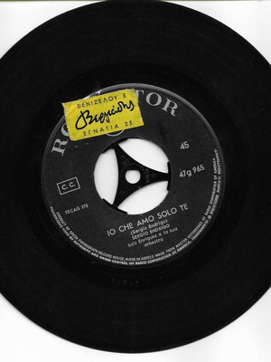 Io Che Amo Solo Te 45'' record used, pop