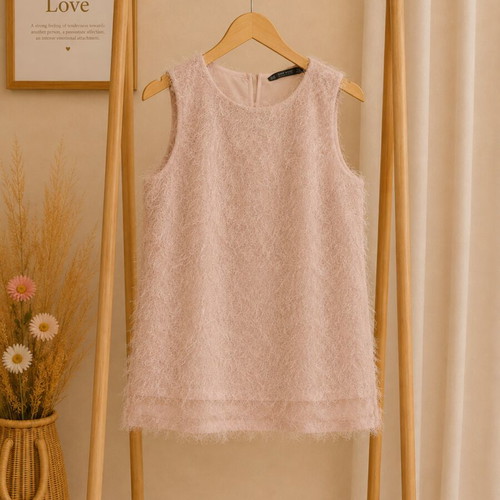 Official zara top with fringes
