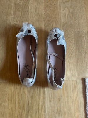 Miss Sixty silver ballerinas like new, size 38