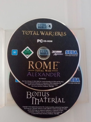 Total War: Eras Rome Alexander PC videogame like new, no cover