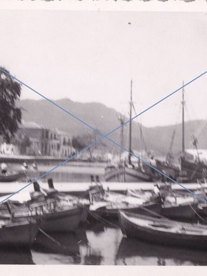 Thasos Limenas photo used 6x9cm with edge and corner wear