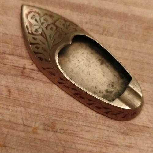 Small brass ashtray like new from India
