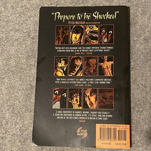 David Hine Strange Embrace comic like new