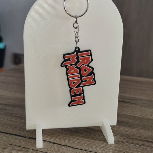 Iron Maiden 3D Printed Keychain new