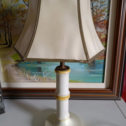 Retro wooden lamp like new, fully functional, 52 cm height
