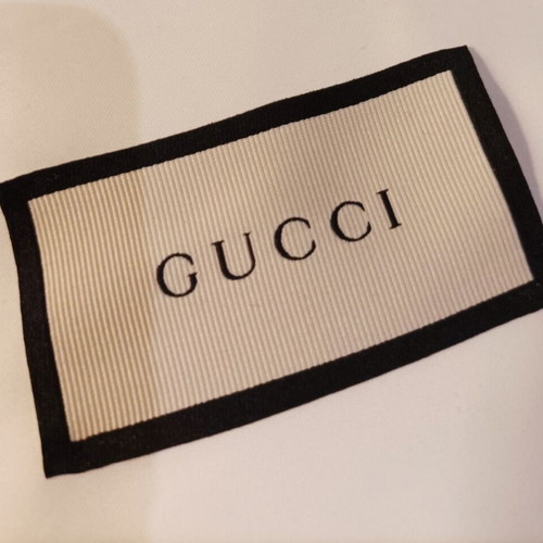 Gucci dust bag protective case new, cream 25x25cm