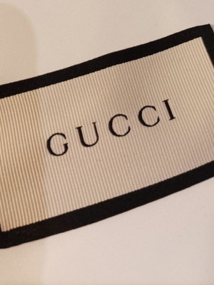 Gucci dust bag protective case new, cream 25x25cm