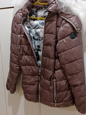 A-Style women's jacket lilac like new with removable hood