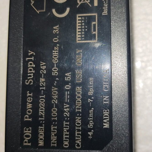 Poe power supply 12w 24V new