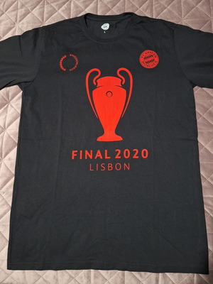 Βαμβακερό μπλουζάκι φιλάθλων της Μπάγερν Μονάχου μέγεθος L