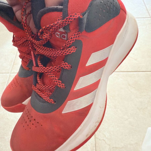 Adidas boots used, red, size 37, athletic style