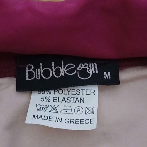 Bubblegun high cut bikini bottom medium used, pink and purple