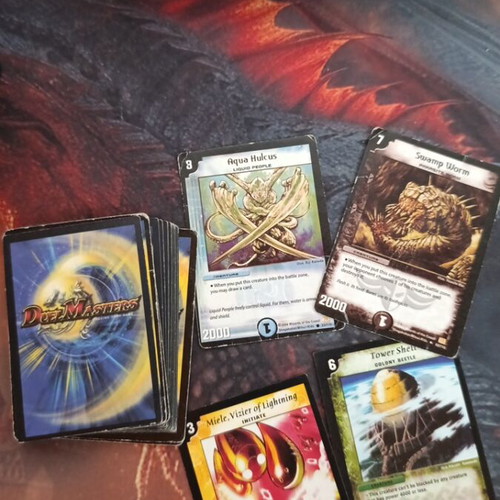 Duel Masters cards pack of 25, light played