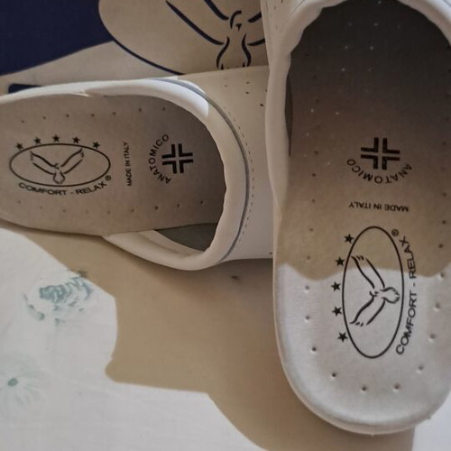 Comfort-Relax Anatomica Clogs size 38 white new