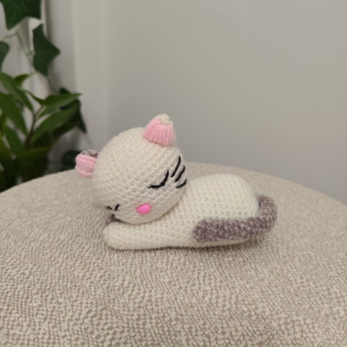 Amigurumi cat set mom and child handmade, new