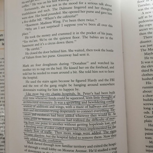 The Client by John Grisham used hardcover English book