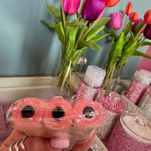 Mini pink bags new, 3 rolls