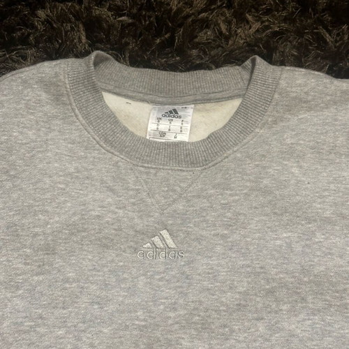 Adidas fleece sweater like new, gray, size S