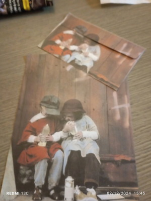 Correspondence like new, 1 envelope and 1 sheet