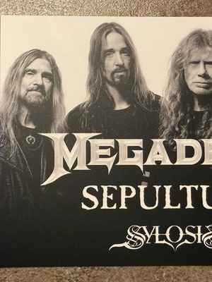 Megadeth commemorative ticket from Release Athens Festival new