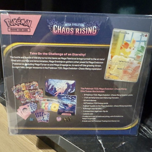 Pokémon Chaos Rising Elite Trainer Box sealed, new