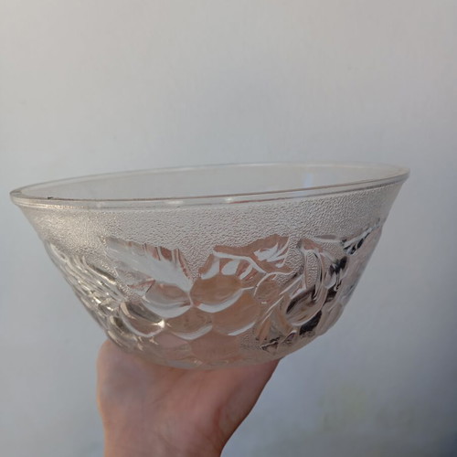 Crystal salad bowl/fruit bowl like new, unused
