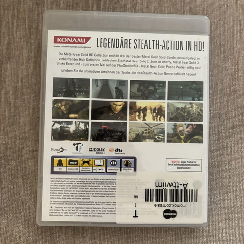 Metal Gear Solid HD Collection PlayStation 3 / PS3