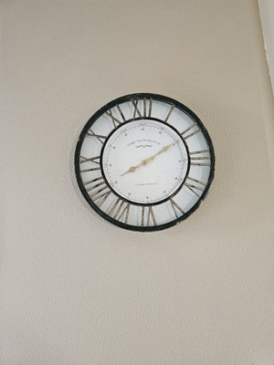 Wall clock used, hands stick