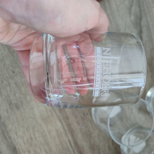 Niehoffs Fruchtsafte Glasses set of 4 like new