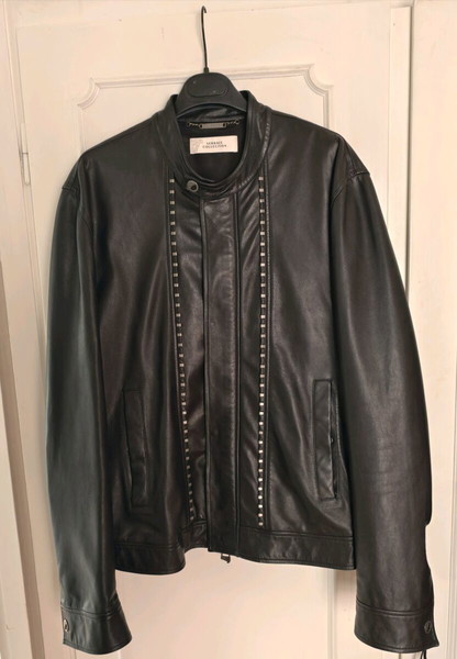 Versace Collection Αυθεντικό Αντρικό Leather Jacket (50/L)
