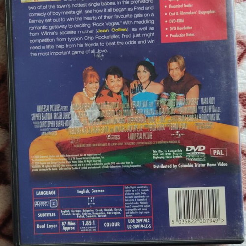 The Flintstones in Viva Rock Vegas DVD used with Greek subtitles